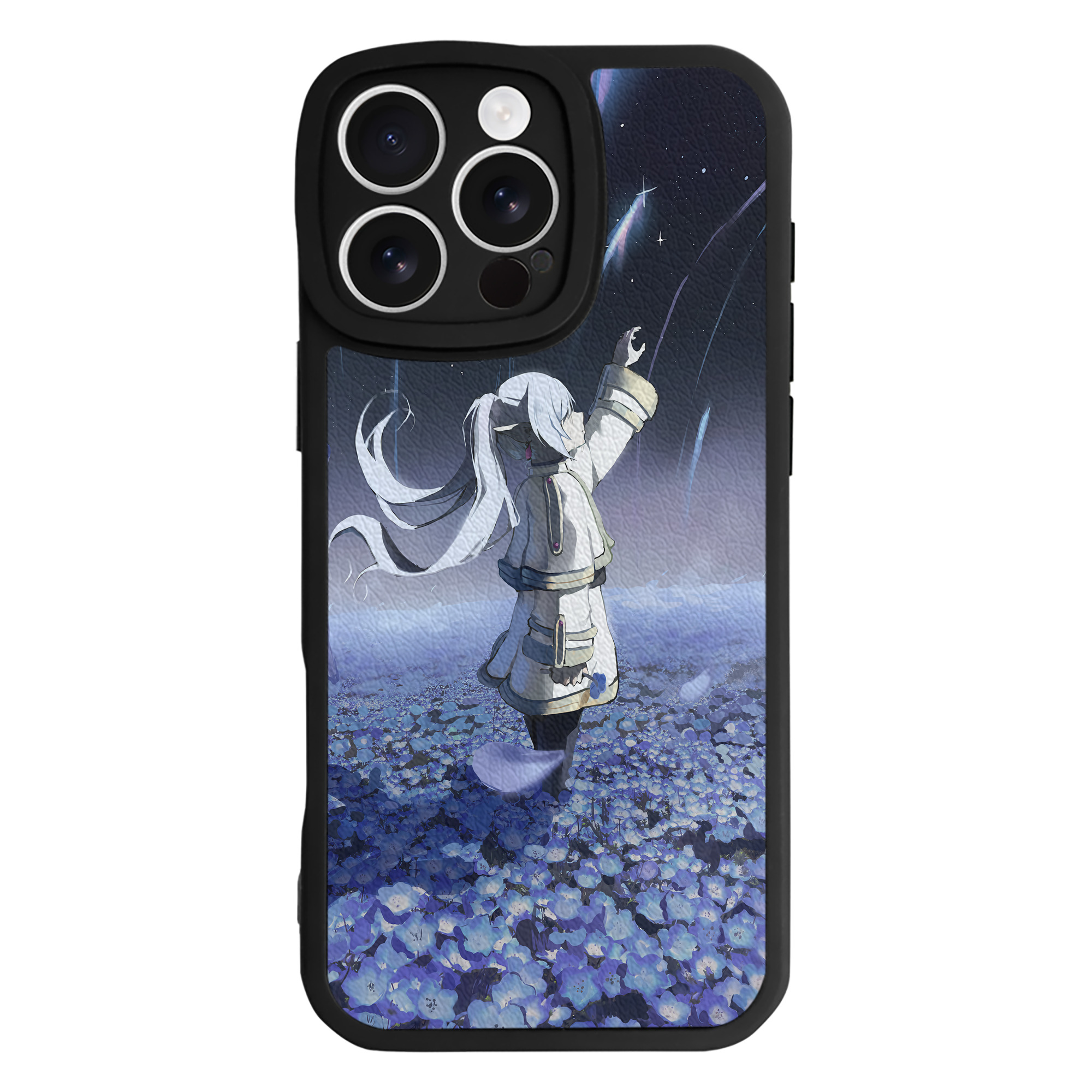 （画像用） 葬送のフリーレン Frieren 【iPhone 16シリーズ対応】シリコンスマホケース（レザー調） 材質：シリコン